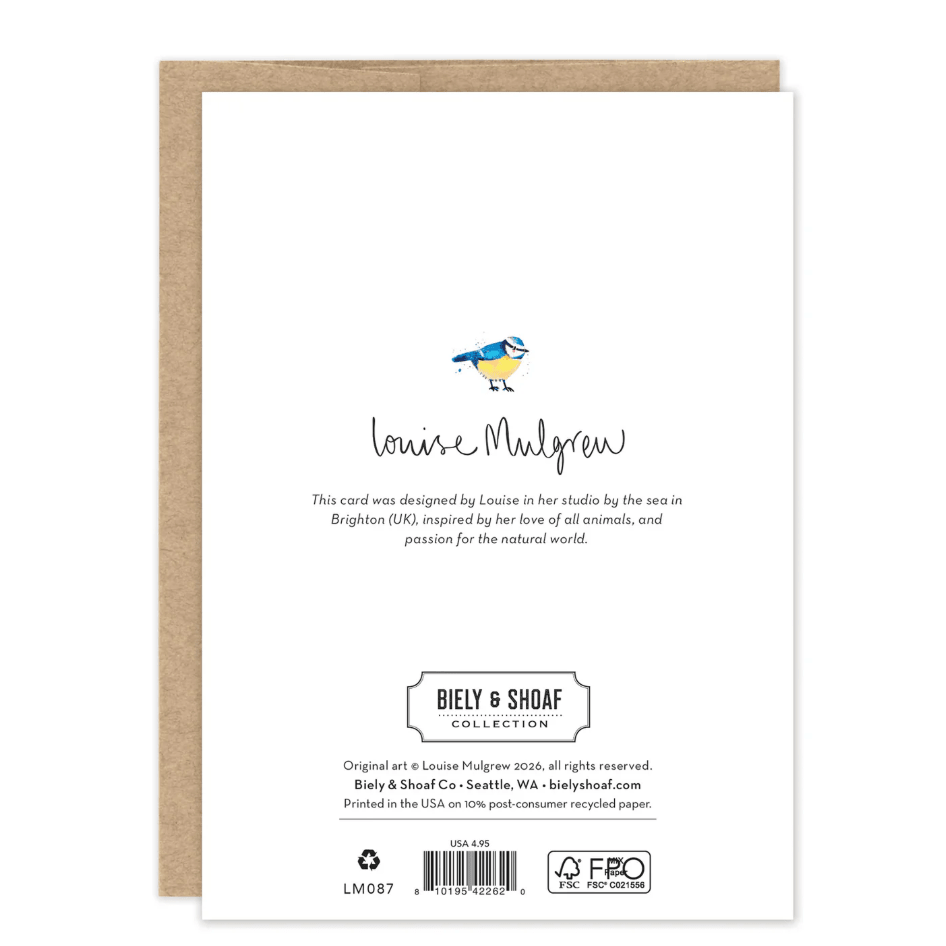 Beautiful Person Birthday Card LM087 - White Farmhouse Flowers