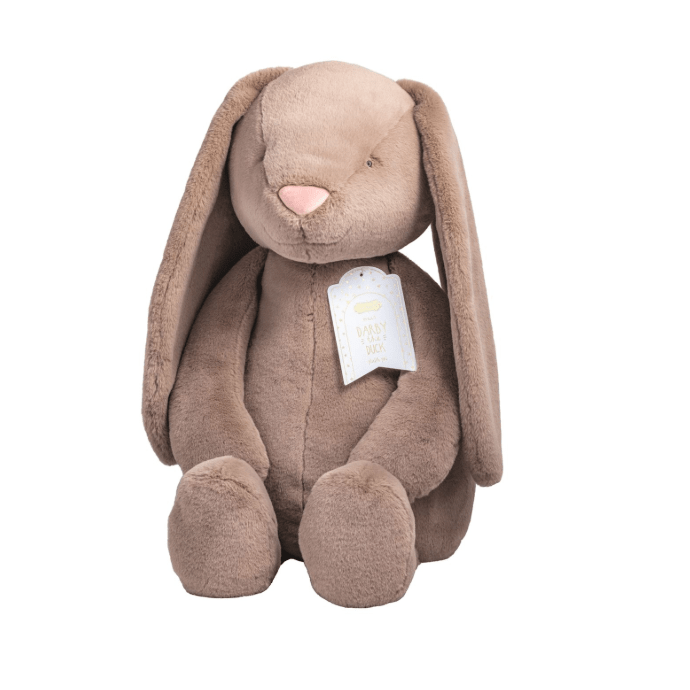 Bennett the Bunny Jumbo Plush Pal - White Farmhouse Flowers