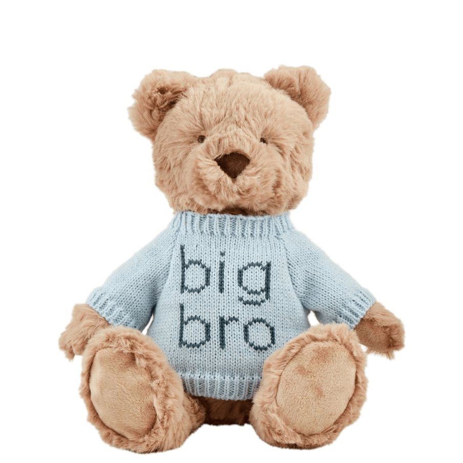 Big Bro Stuffed Animal - White Farmhouse Flowers