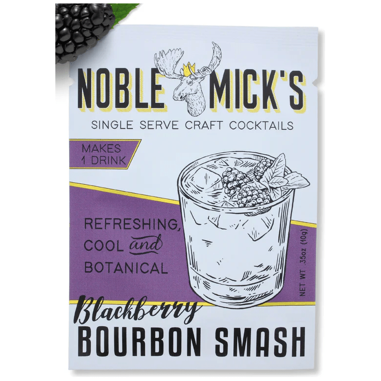 Blackberry Bourbon Smash Single Serve Craft Cocktail - White Farmhouse Flowers