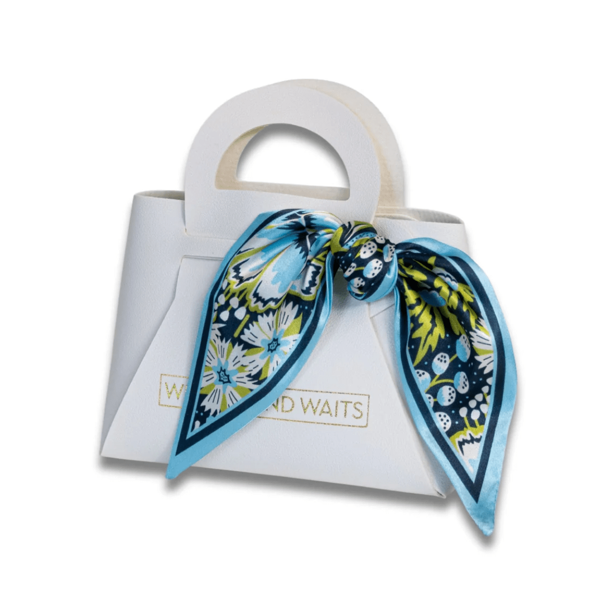 Bloomington Accessory Scarf - White Farmhouse Flowers