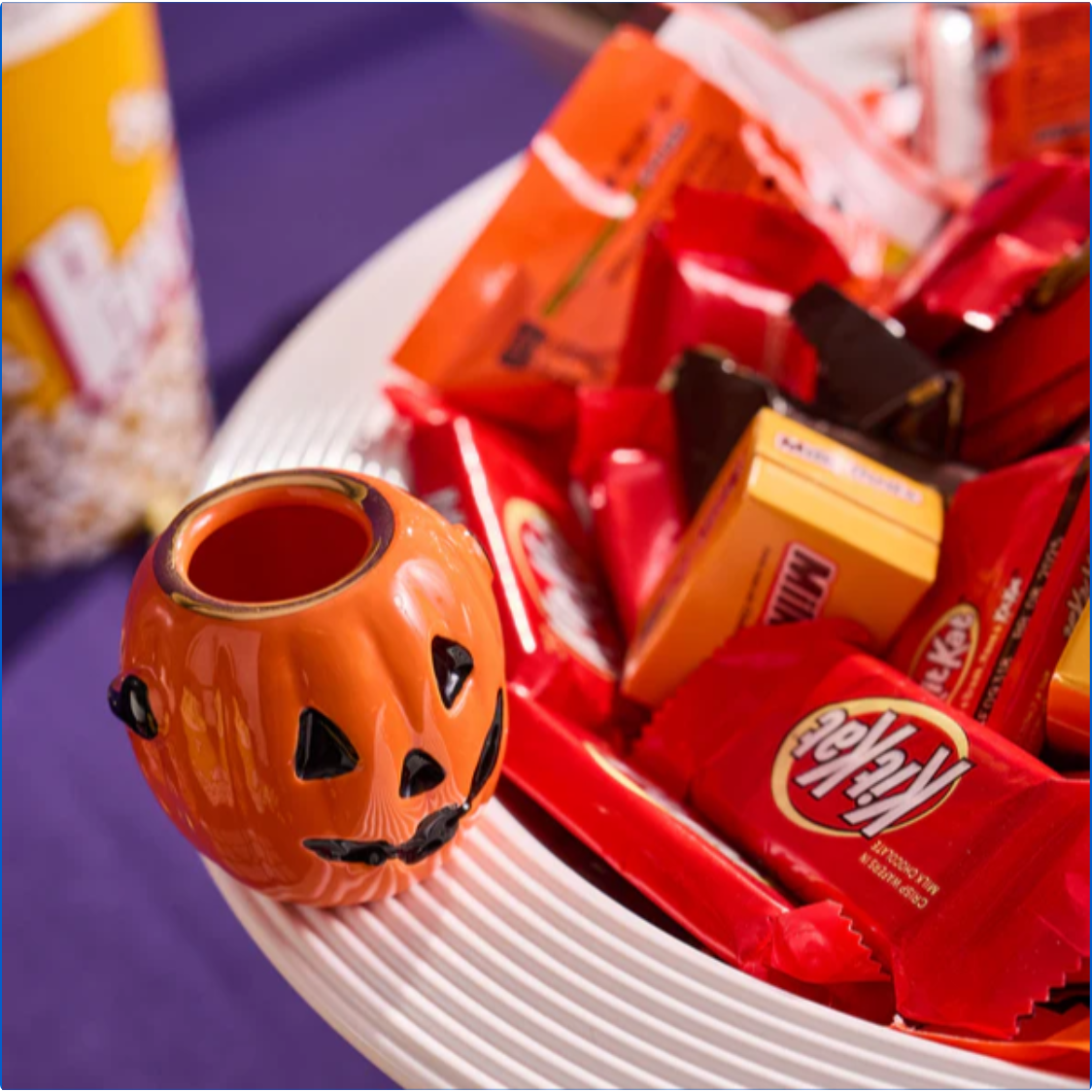 Boo Bucket Mini - White Farmhouse Flowers