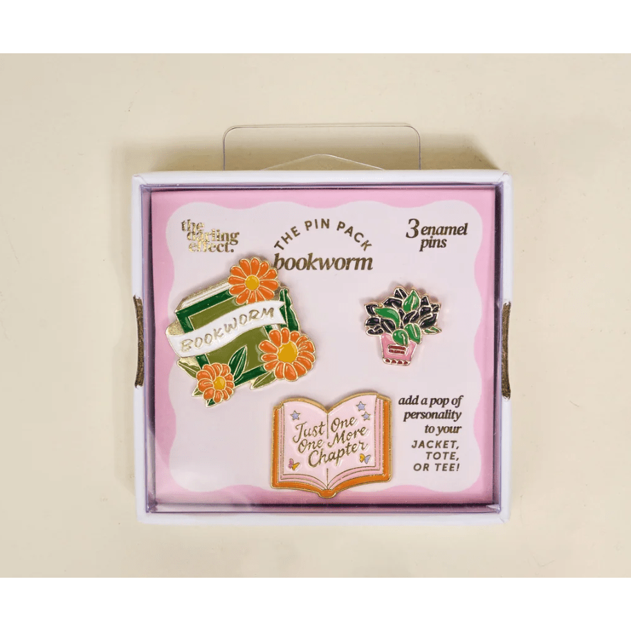 Bookworm-The Pin Pack - White Farmhouse Flowers