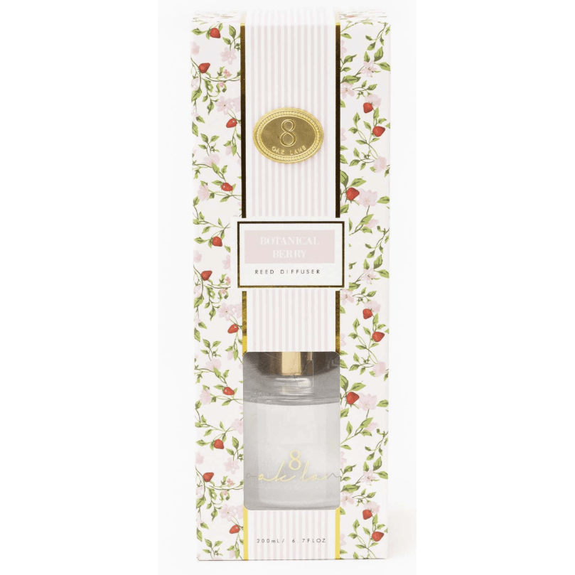 Botanical Berry Reed Diffuser - White Farmhouse Flowers