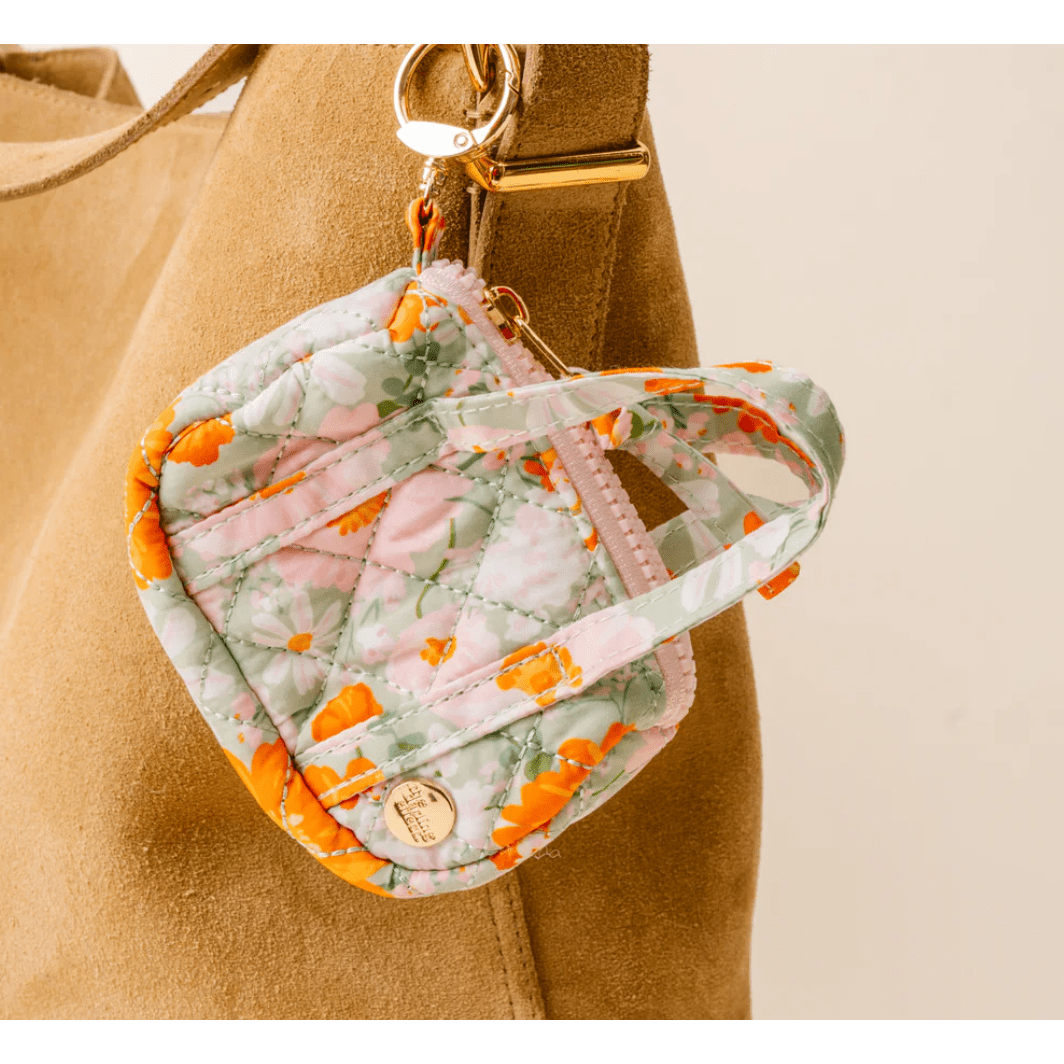 Bouquet Beauty Sage Itty Bitty Duffle Bag Charm - White Farmhouse Flowers