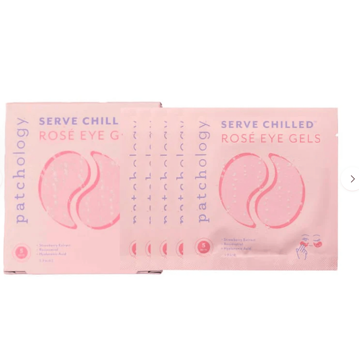 Box of 5 Serve Chilled Rose' Eye Gels - White Farmhouse Flowers