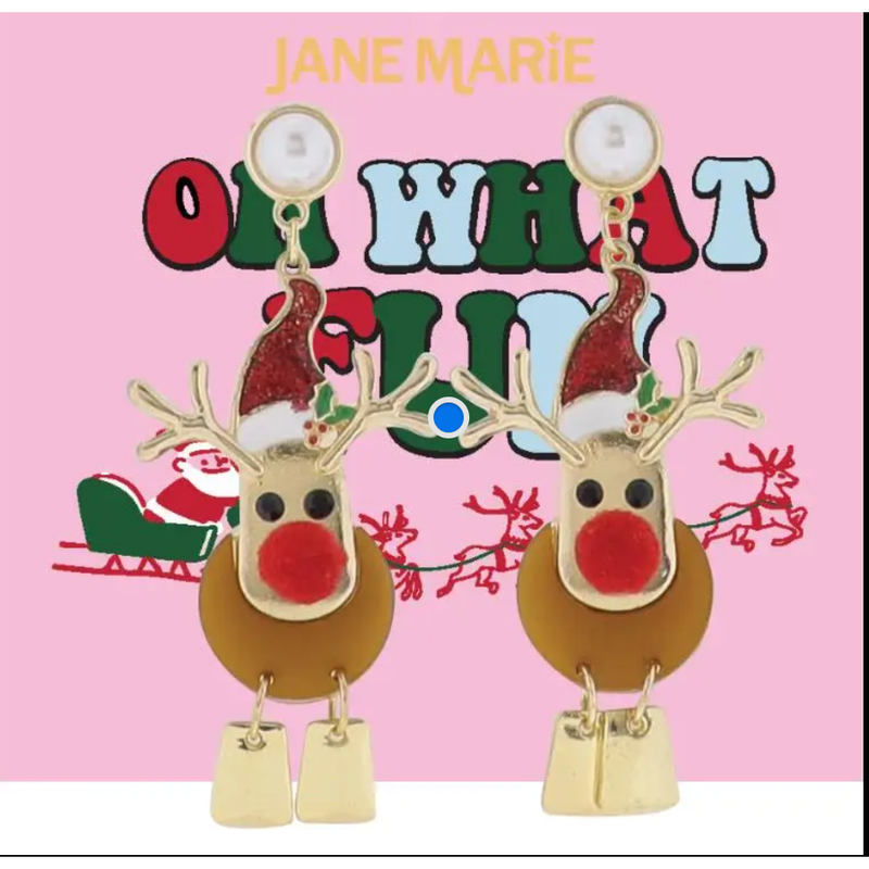 Reindeer Earrings