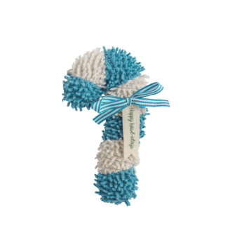 Candy Cane Pet Toy - White Farmhouse Flowers