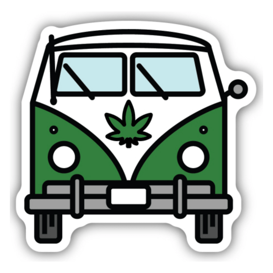 Cannibus Sticker - White Farmhouse Flowers