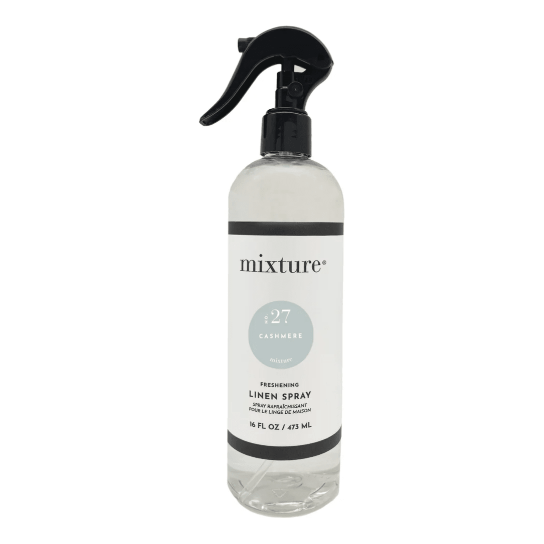 Cashmere Linen Spray - White Farmhouse Flowers