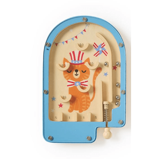 Cat Pinball Stars and Stripes Game - White Farmhouse Flowers