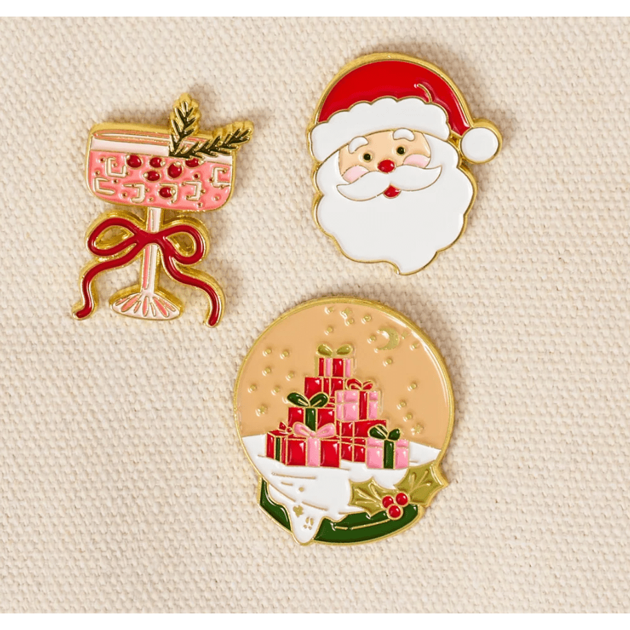 Christmas Cheer-The Pin Pack - White Farmhouse Flowers