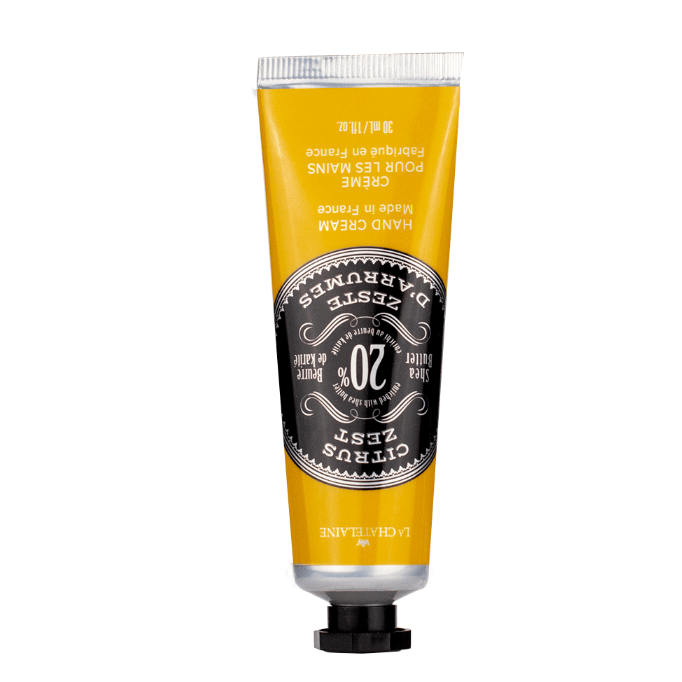 Citrus Zest La Chatelaine Hand Cream - White Farmhouse Flowers