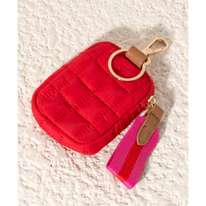 Red Clip on Pouch