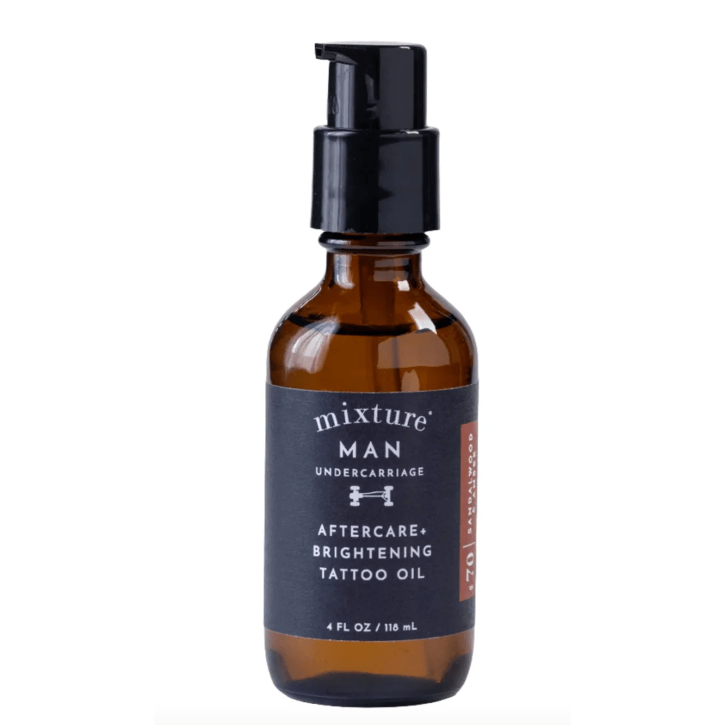 Cobalt Mixture Man Tattoo After Care Brightening Oil - White Farmhouse Flowers