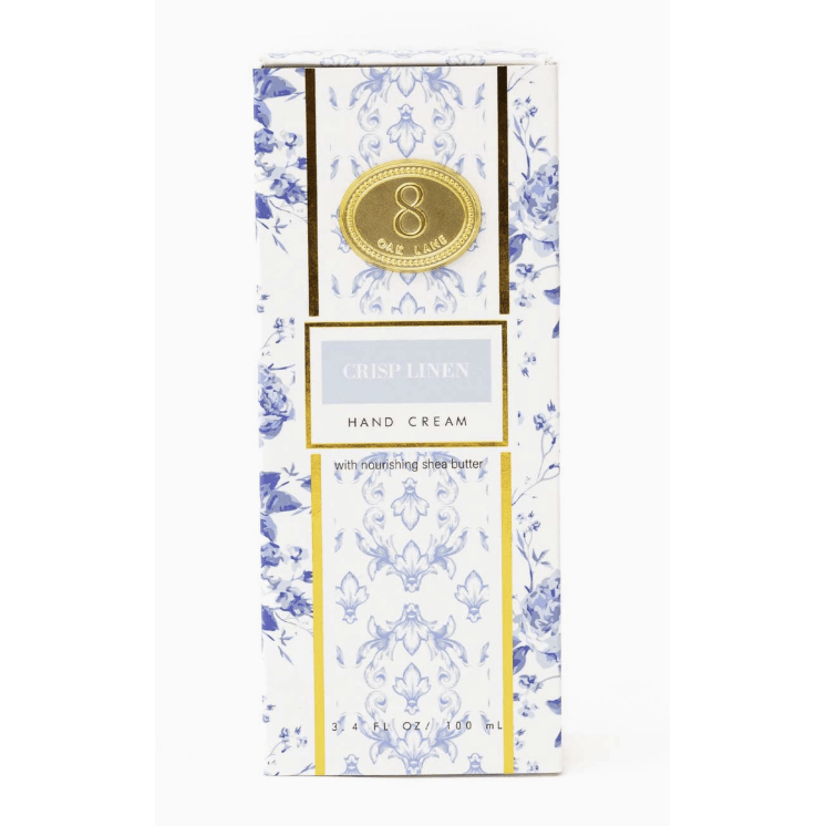 Crisp Linen Boxed Hand Cream - White Farmhouse Flowers
