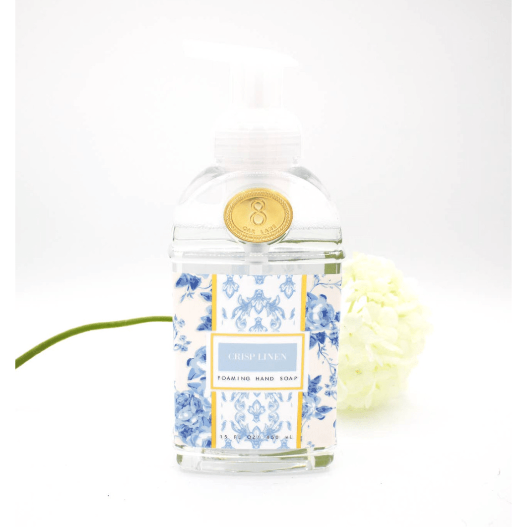 Crisp Linen Foaming Hand Soap - White Farmhouse Flowers
