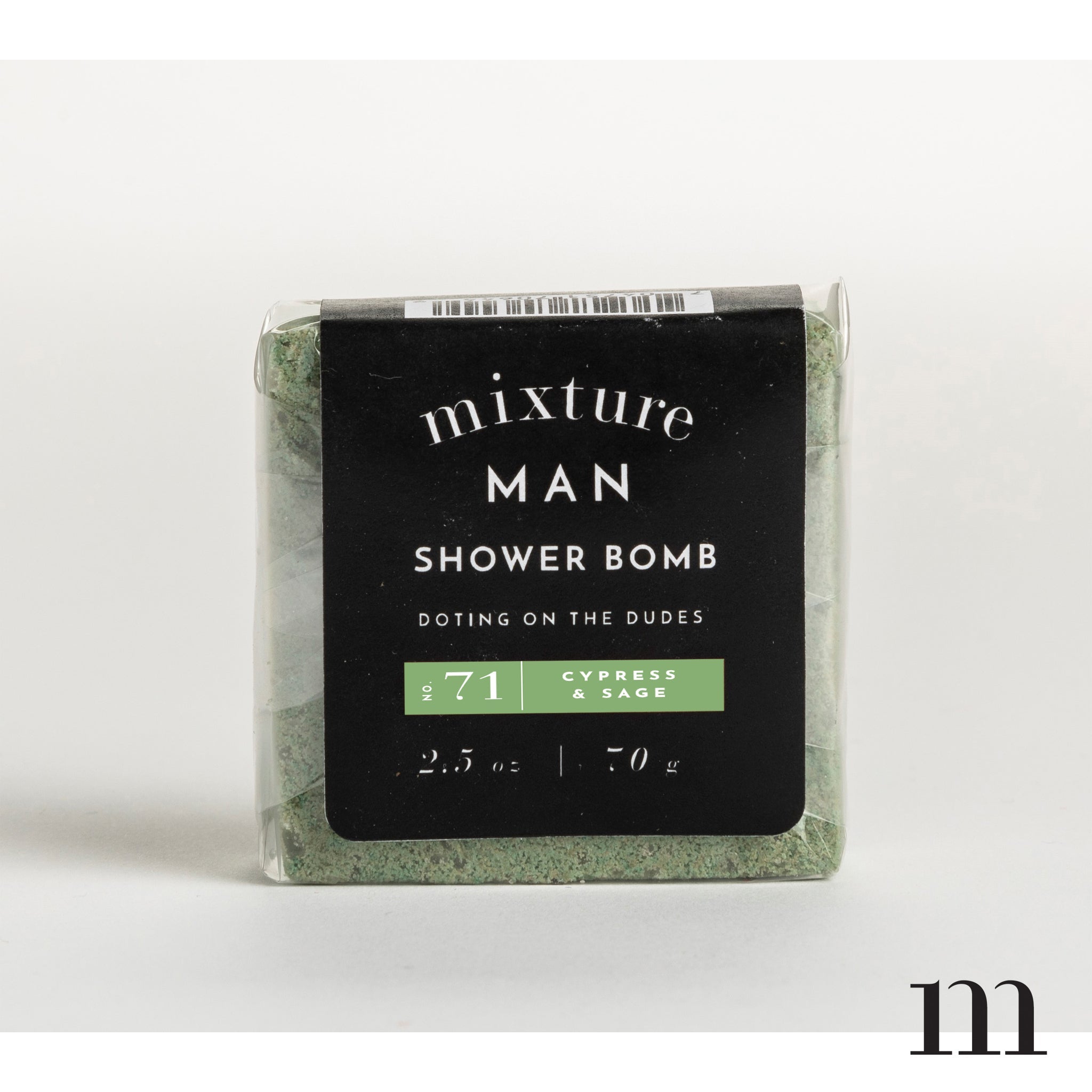 Cypress and Sage Mixture Man Shower Bomb - White Farmhouse Flowers