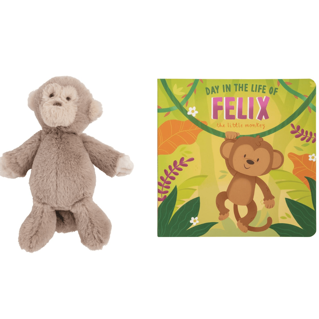Day in the Life of Felix the Monkey Book Set - White Farmhouse Flowers