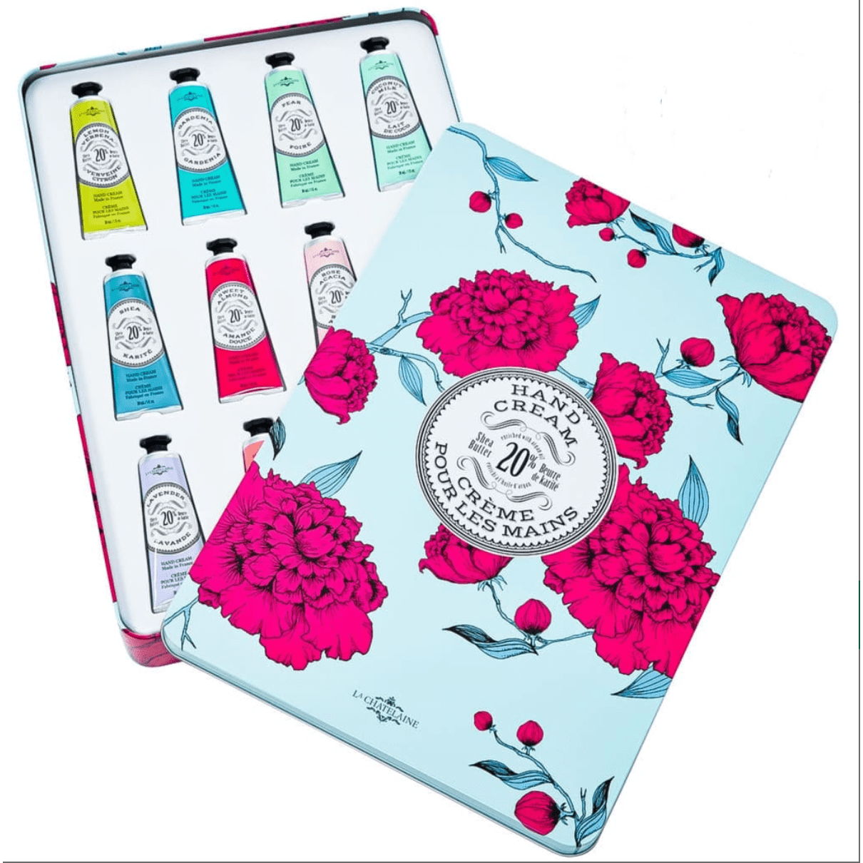 Deluxe 12 Hand Cream Set - White Farmhouse Flowers