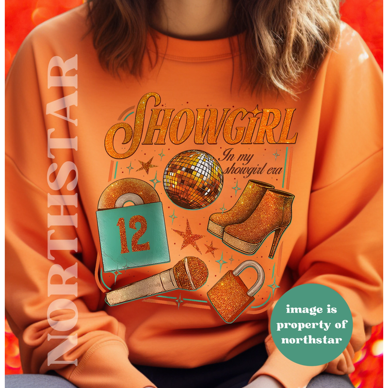 Life of a Showgirl Graphic Sweatshirt Swiftie Merch