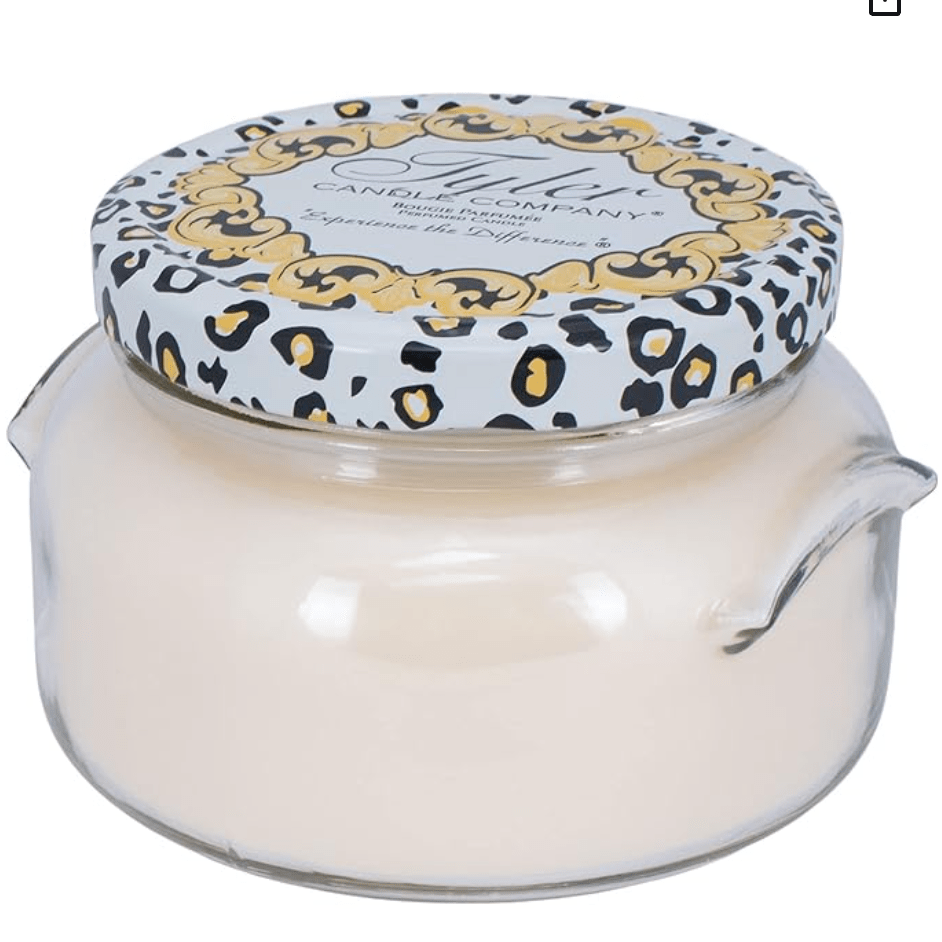 Diva Candle by Tyler Candle Company - White Farmhouse Flowers
