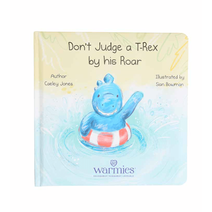 Don't Judge a T - Rex by His Roar Book - White Farmhouse Flowers