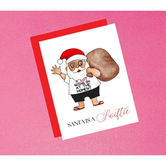 Santa is a Swiftie Holiday Card