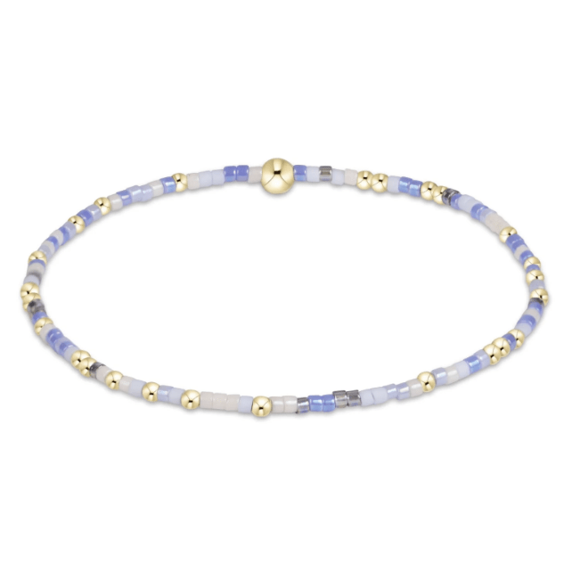 eNewton Hope Unwritten Bloopers Bracelet - White Farmhouse Flowers