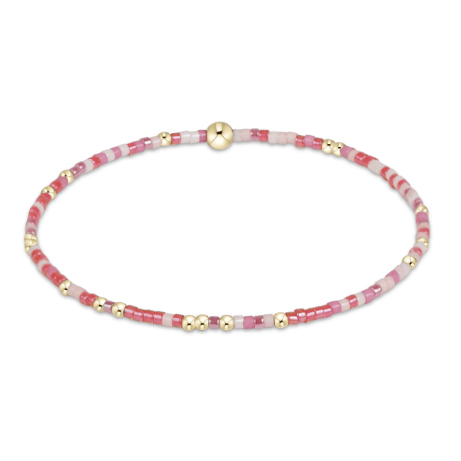eNewton Hope Unwritten Fashionably Late Bracelet - White Farmhouse Flowers
