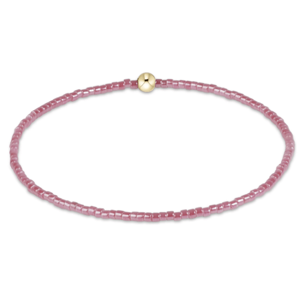 eNewton Hope Unwritten Pink Champagne Bracelet - White Farmhouse Flowers