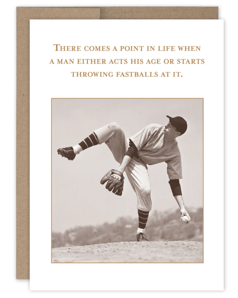 Fastballs Birthday Card SM837 - White Farmhouse Flowers