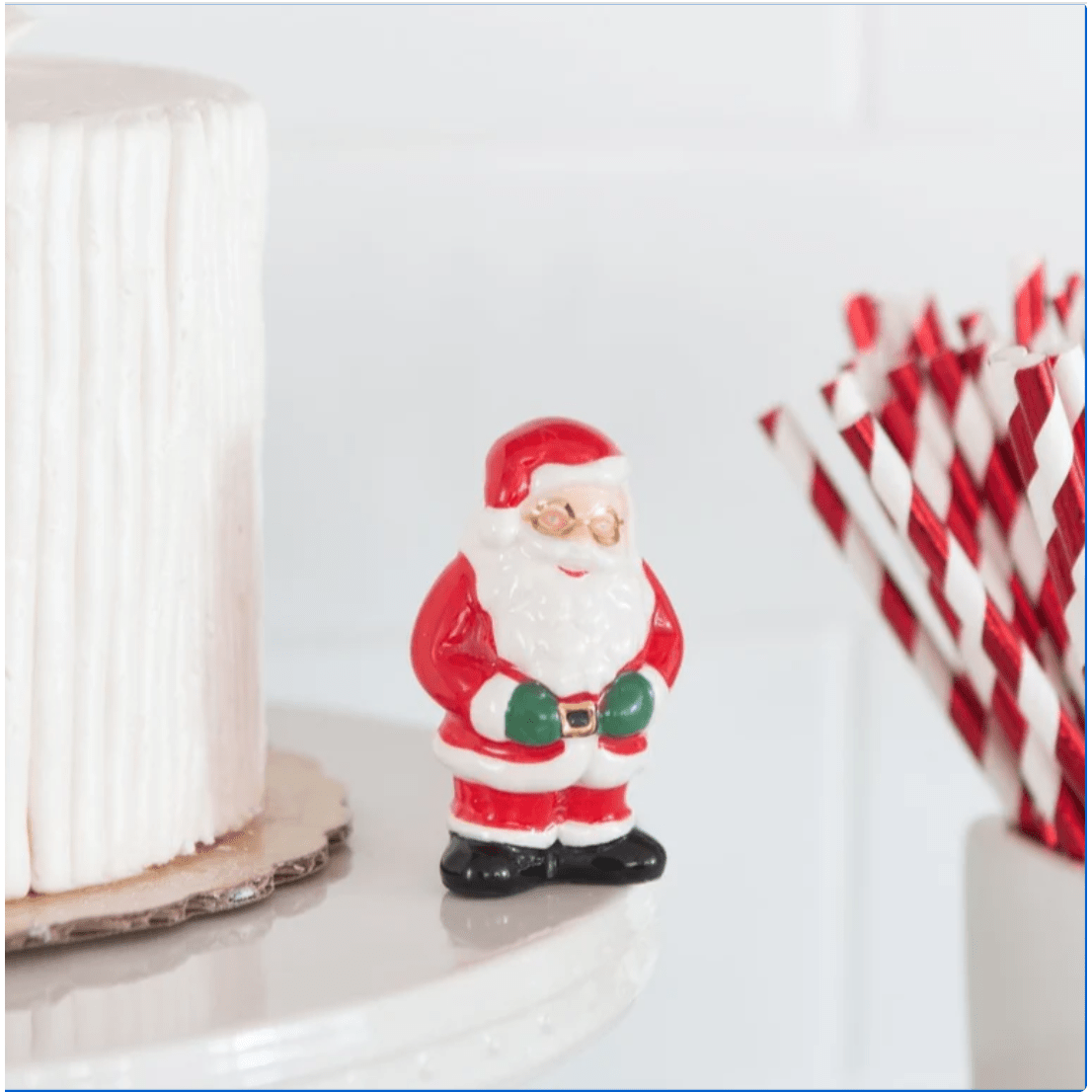 Father Christmas Mini - White Farmhouse Flowers