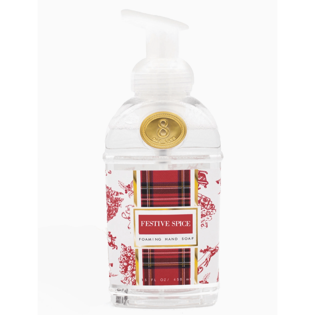 Festive Spice Foaming Hand Soap - White Farmhouse Flowers