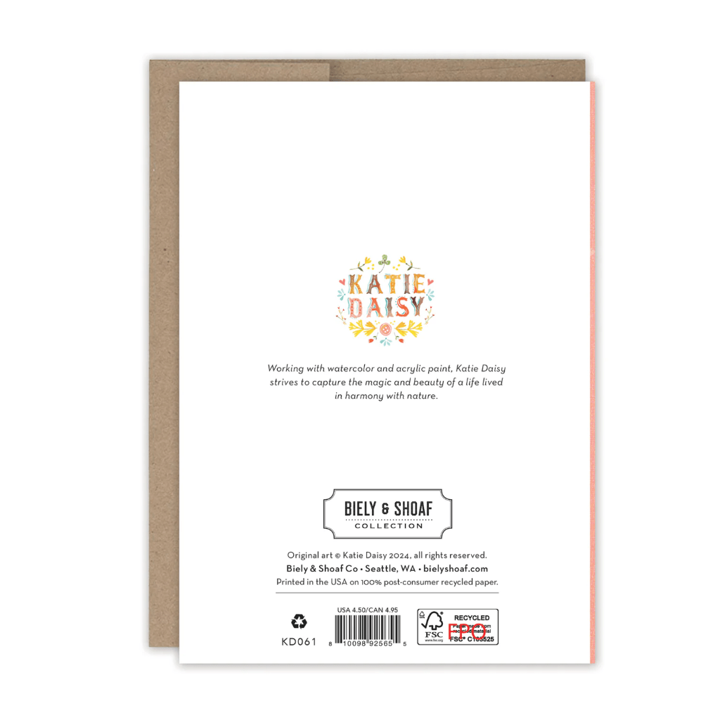 Find Me In The Flowers Birthday Card KD061 - White Farmhouse Flowers
