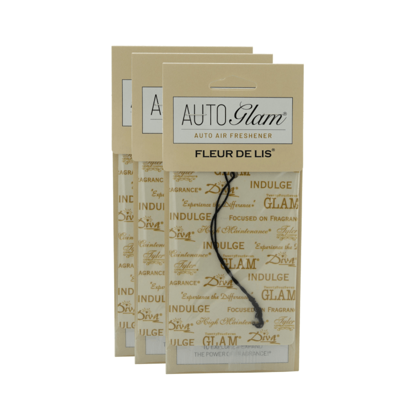 Fleur de Lis Autoglam Air Freshener - White Farmhouse Flowers
