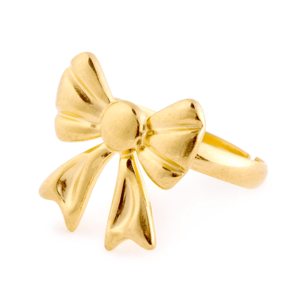 Forget Me Not Bow Ring - White Farmhouse Flowers