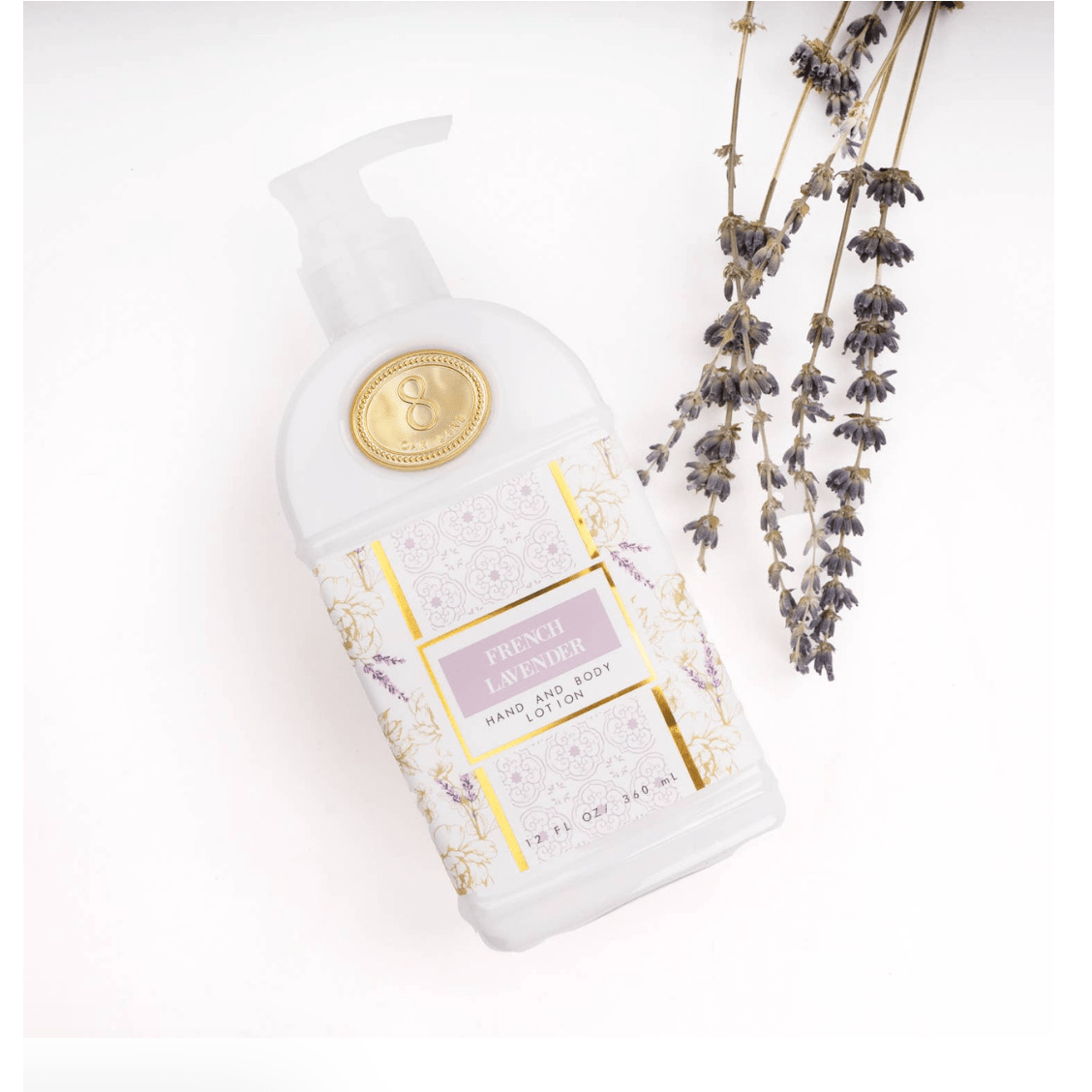French Lavender Hand and Body Lotion - White Farmhouse Flowers