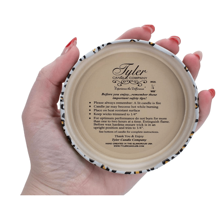 French Market Candle by Tyler Candle Company - White Farmhouse Flowers