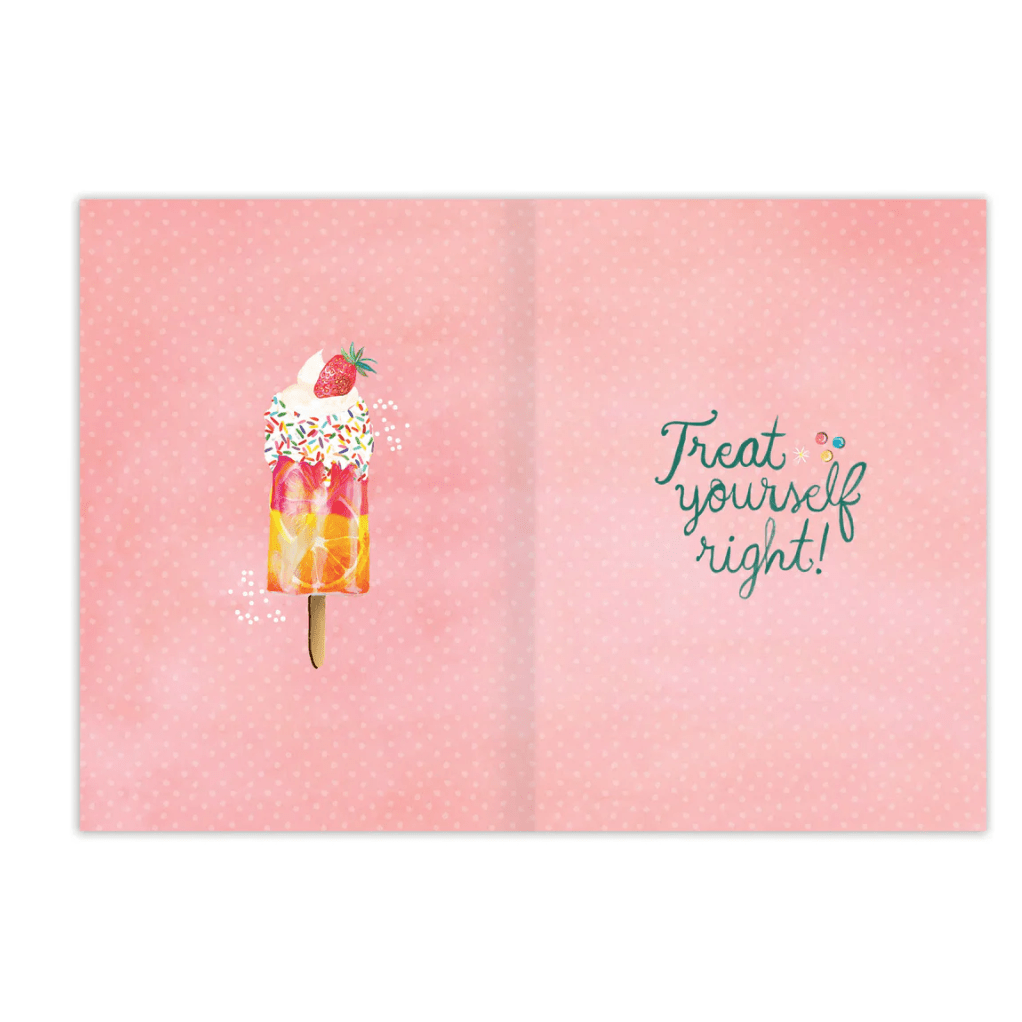 Frozen Treats Birthday Card KD052 - White Farmhouse Flowers