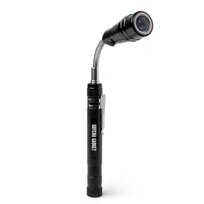 Gotcha Gadget Expandable Flashlight - White Farmhouse Flowers