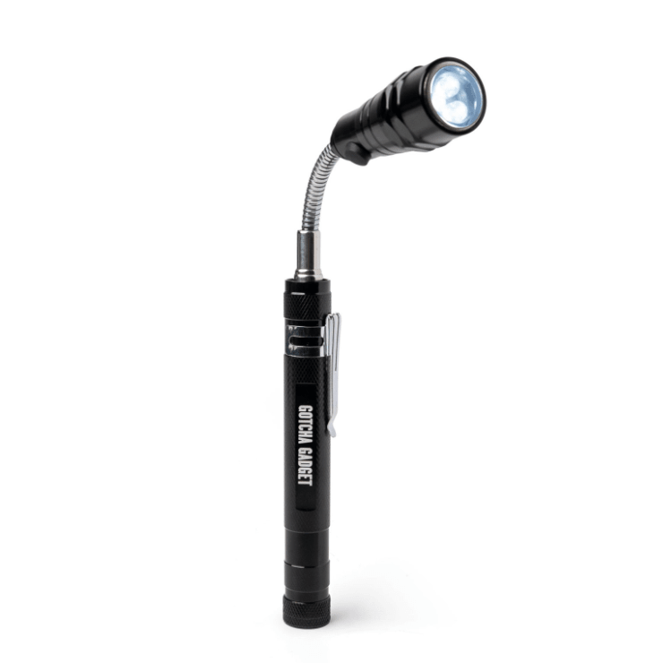 Gotcha Gadget Expandable Flashlight - White Farmhouse Flowers