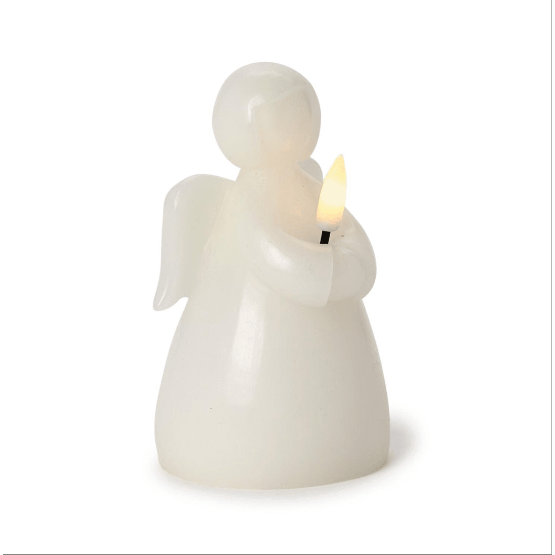 Guardian Angel Flameless Candle in Gift Box - White Farmhouse Flowers