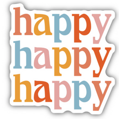 Happy Happy Happy Sticker