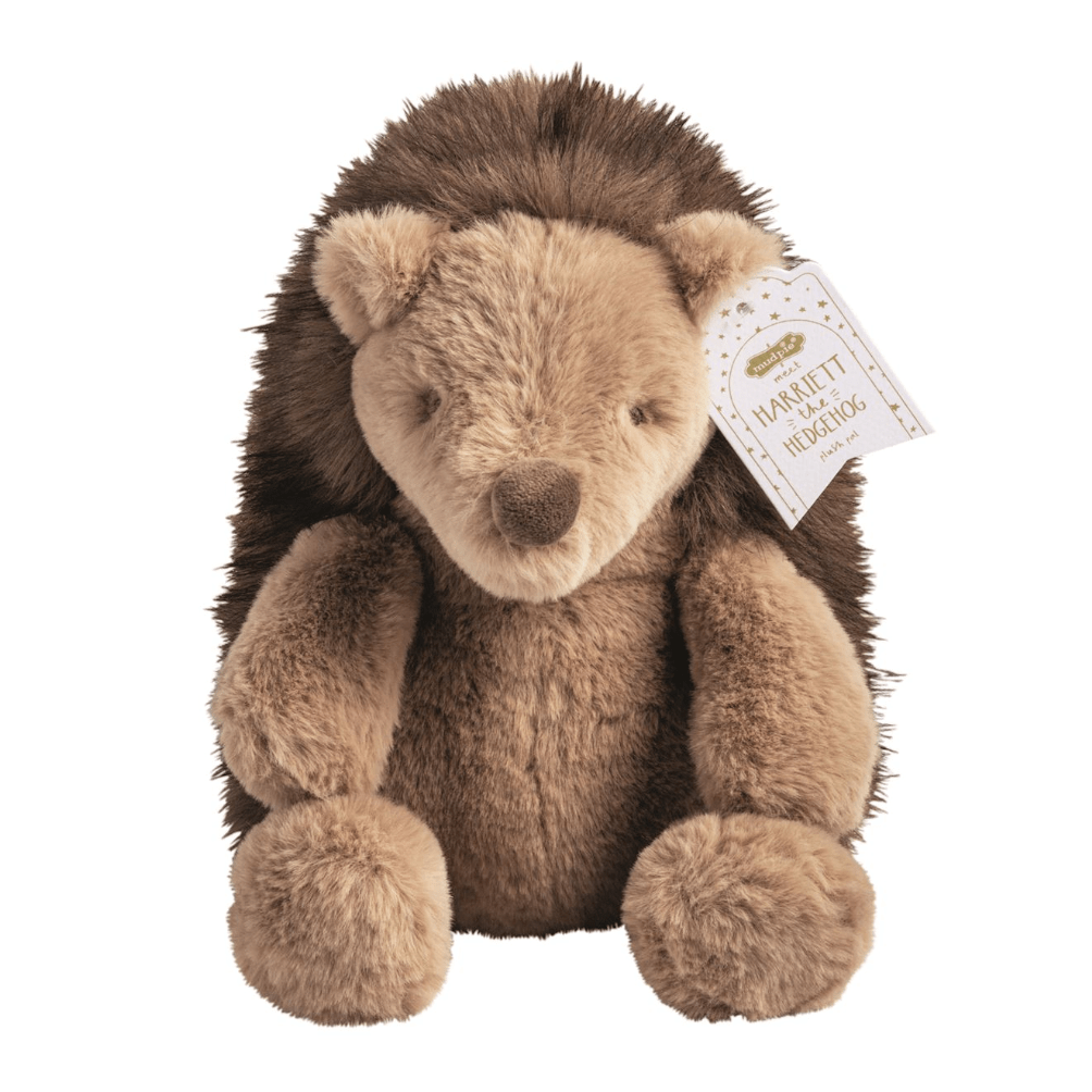 Harriett the Hedgehog Plush Pal - White Farmhouse Flowers
