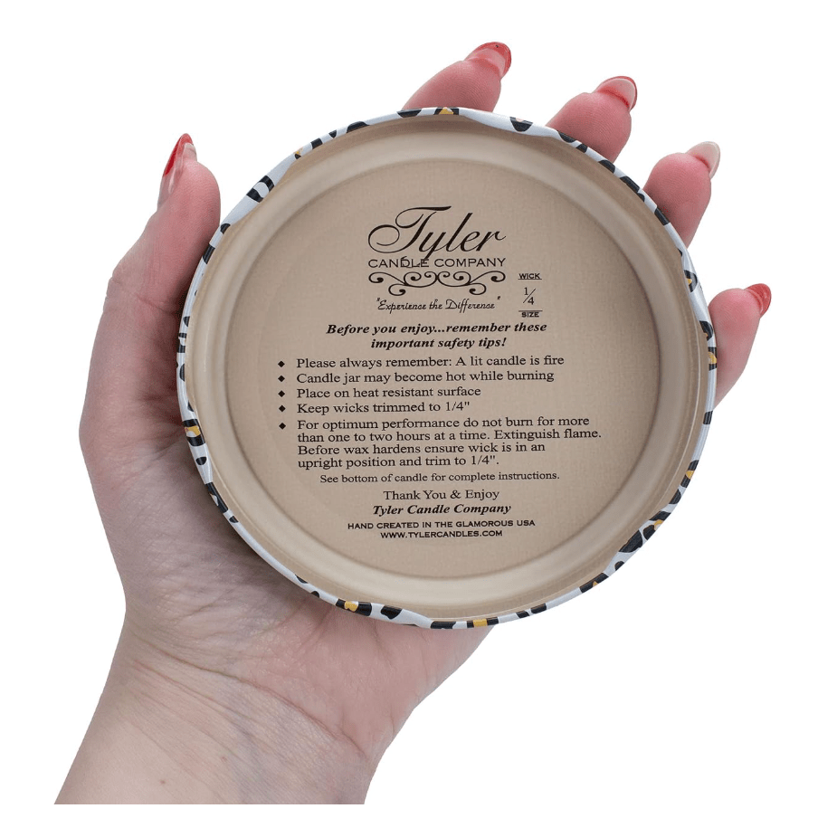 High Maintenance Candle by Tyler Candle Company - White Farmhouse Flowers