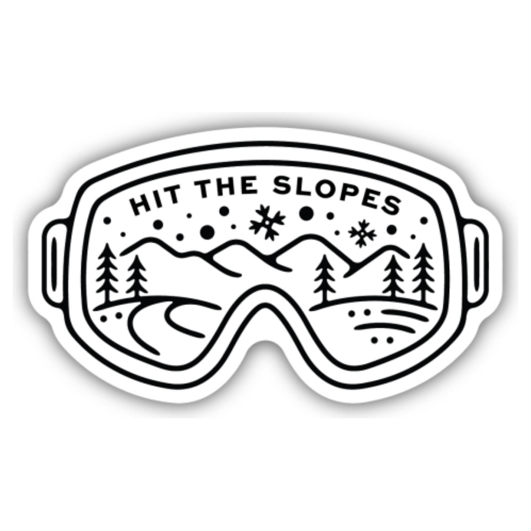 Hit the Slopes Sticker - White Farmhouse Flowers