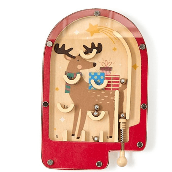 Holiday Pinball Game - White Farmhouse Flowers