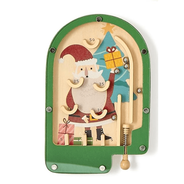 Holiday Pinball Game - White Farmhouse Flowers
