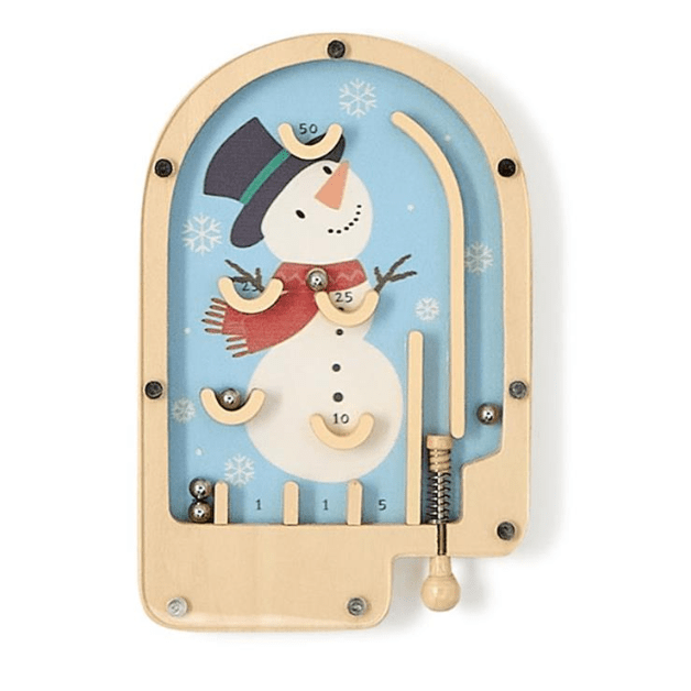 Holiday Pinball Game - White Farmhouse Flowers